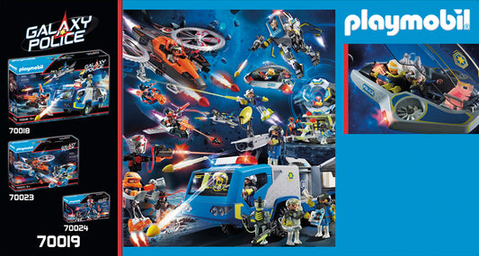 Playmobil Planeador de Policía Galaxy