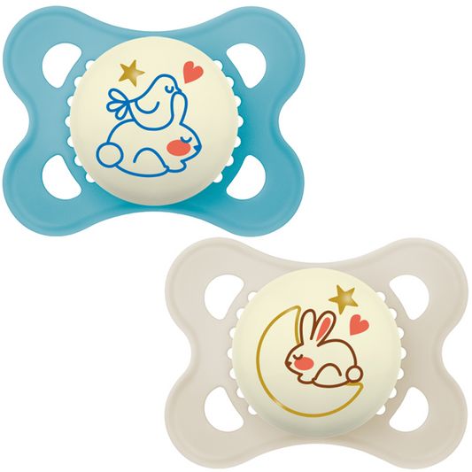 MAM Chupete Pure Night 2-6m 2Pk