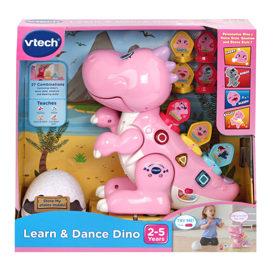 VTech Aprenda Dançar com o Dinossauro Rosa