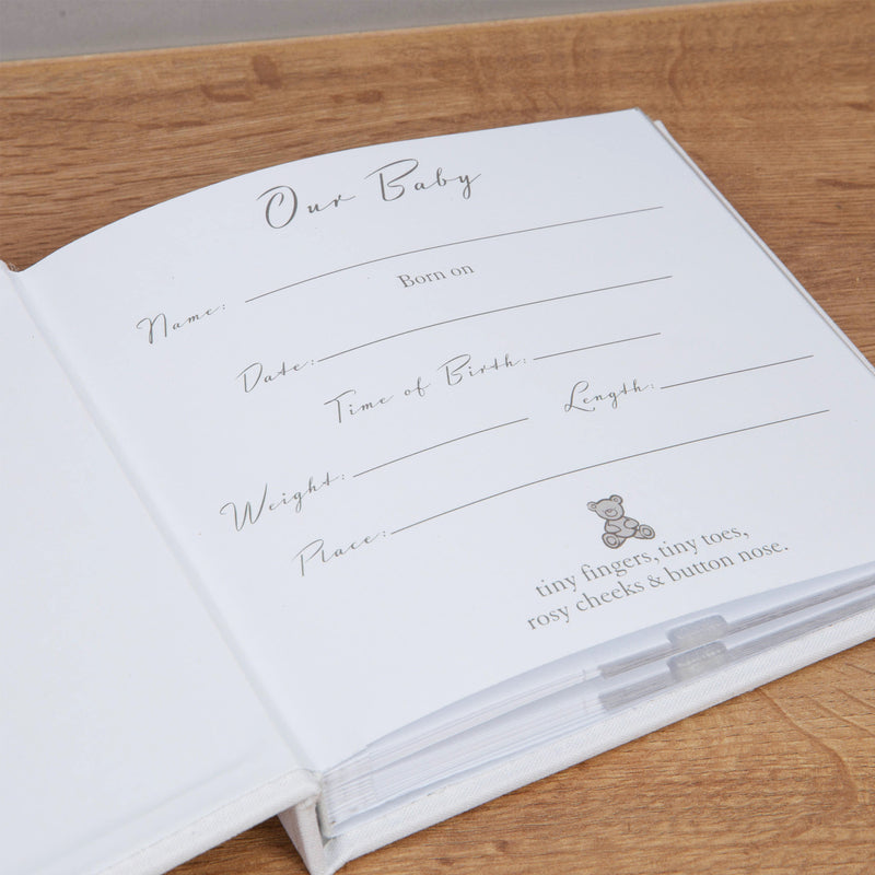 Bambino - Álbum Our Baby em Tecido Branco