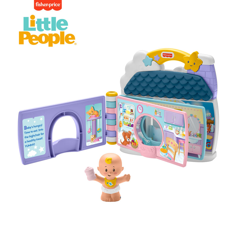 Libro de cuentos para bebés Little People de Fisher-Price
