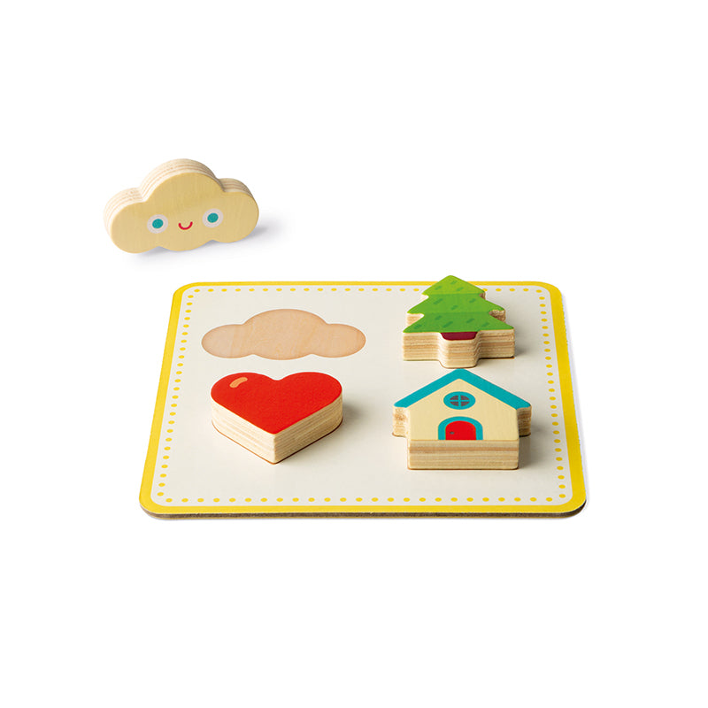 Janod Jogo da Memória Tátil - Brinquedo em Madeira