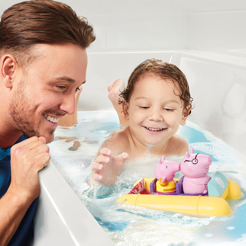 Tomy - Peppa Pig Pull & Go Pedalo Brinquedo de Banho