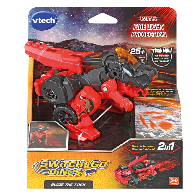 Vtech Switch & Go Dinossauro com Labareda T-Rex