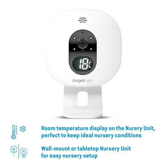 Angelcare AC527 Babá Eletrônica - Monitor de Movimento de Bebê com Tela de Vídeo 5 " Anne Claire Baby Store