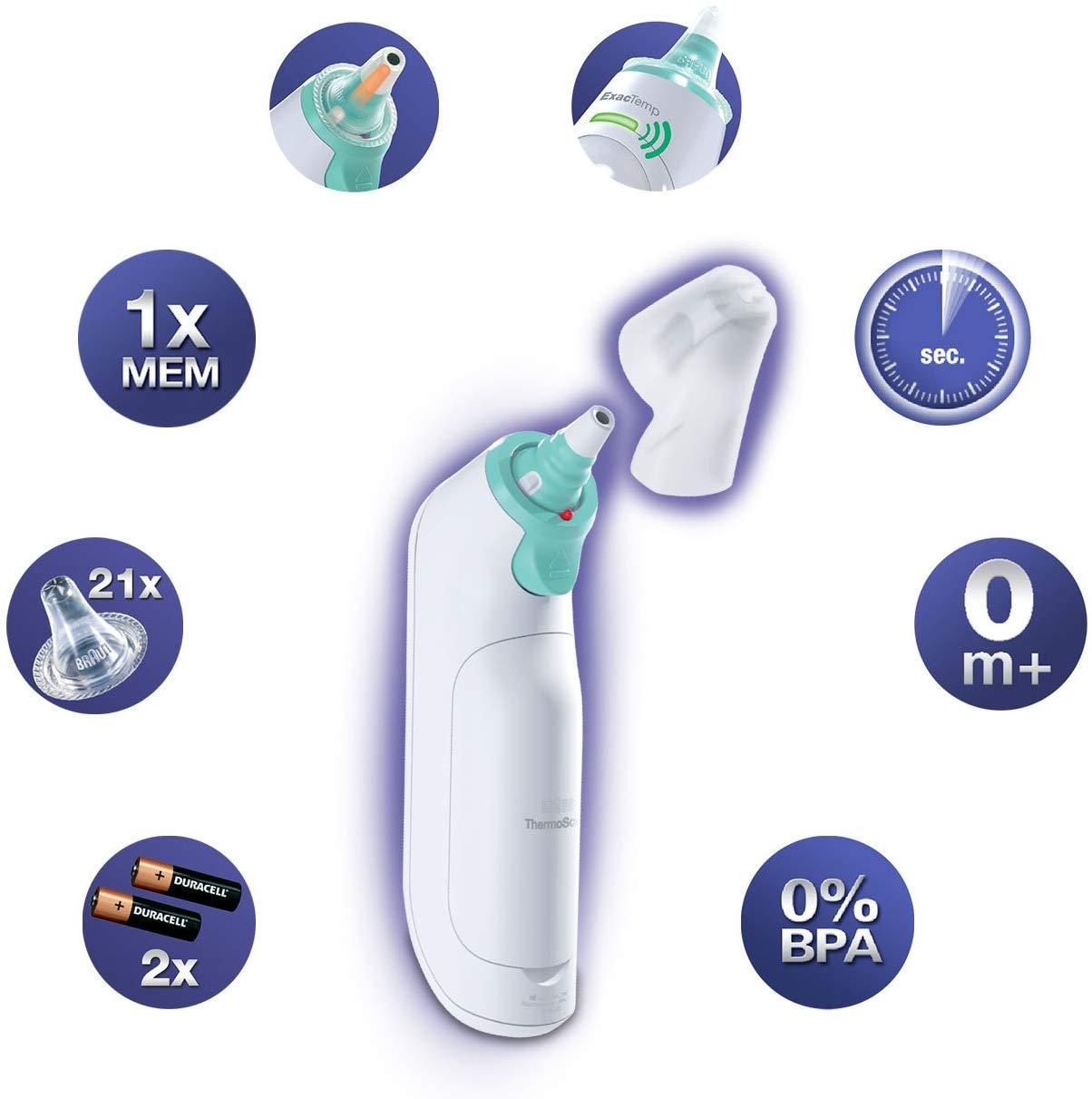 Braun IRT6020 ThermoScan 5 - Termômetro de Ouvido Anne Claire Baby Store