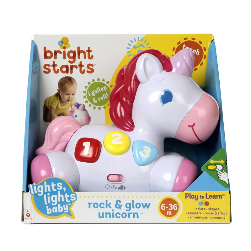 Bright Starts - Unicórnio Rock and Glow Anne Claire Baby Store