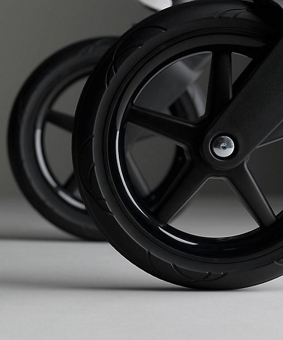 Bugaboo fox classic - carrinho de bebê clássico e carrinho de passeio - cinza melange/preto Anne Claire Baby Store