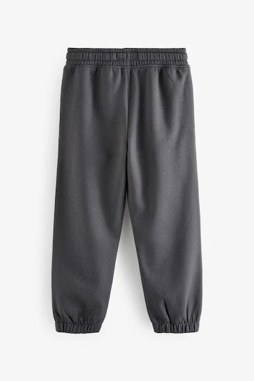 |BigBoy| Jogger de Ajuste Relaxado Cinza Carvão - (3-16anos)