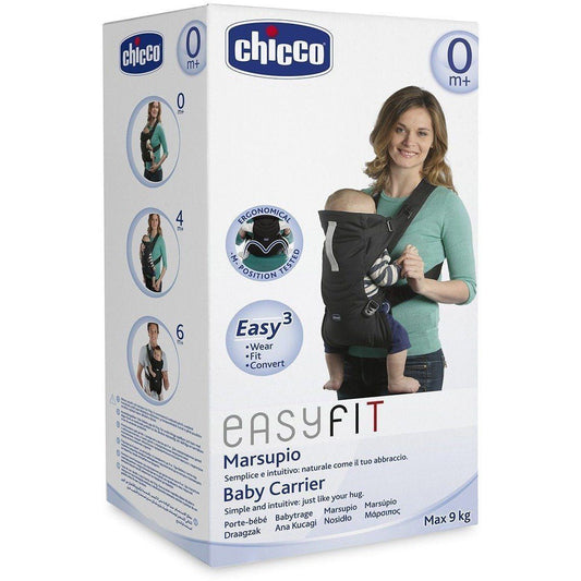 Chicco Easyfit Baby Canguru Preto Bestseller Anne Claire Baby Store