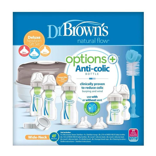 Dr Brown's Options - Kit Mamadeiras e Esterilizador - 15 itens Anne Claire Baby Store