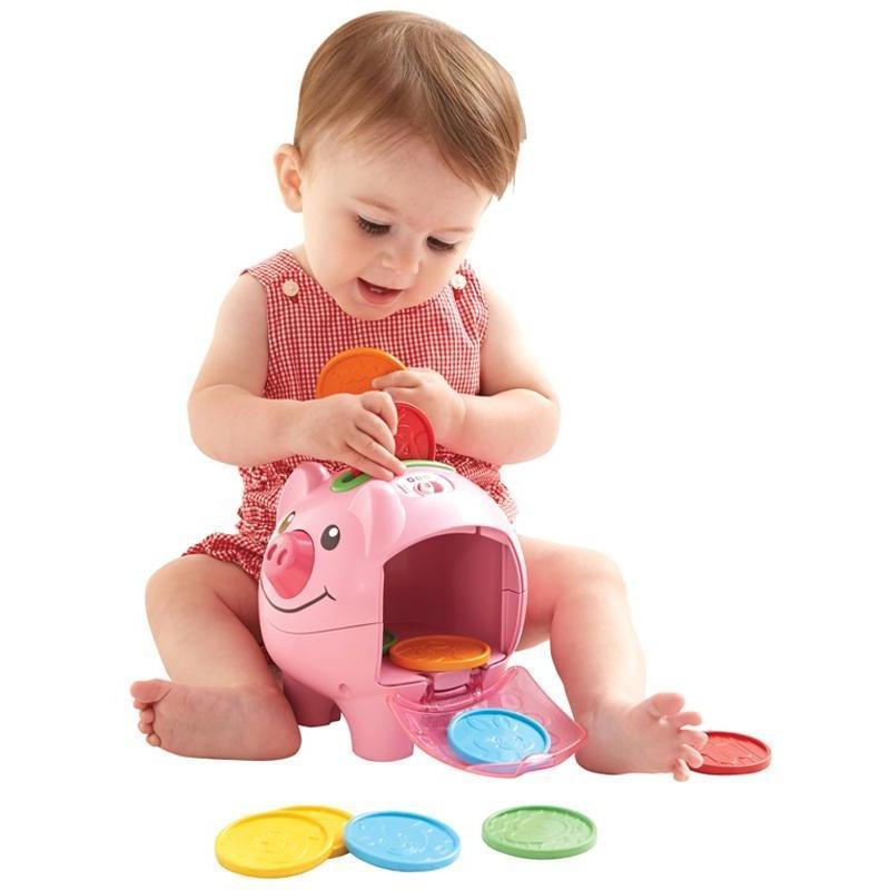 Fisher-Price - Diverta-se e aprenda com o Banco do Porquinho Brinquedo Anne Claire Baby Store