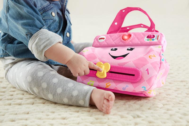 Fisher-Price - Divirta-se e aprenda com a Bolsa de desenvolvimento Smart Stages Brinquedo Anne Claire Baby Store