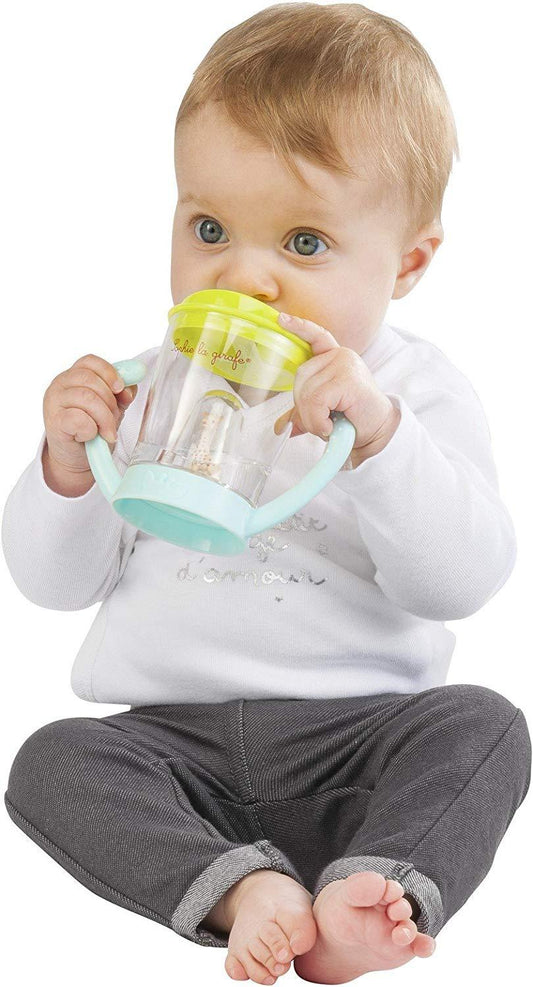 Girafa Sophie - Kit com Copo Anti-derrame e Babador - 3 itens Anne Claire Baby Store