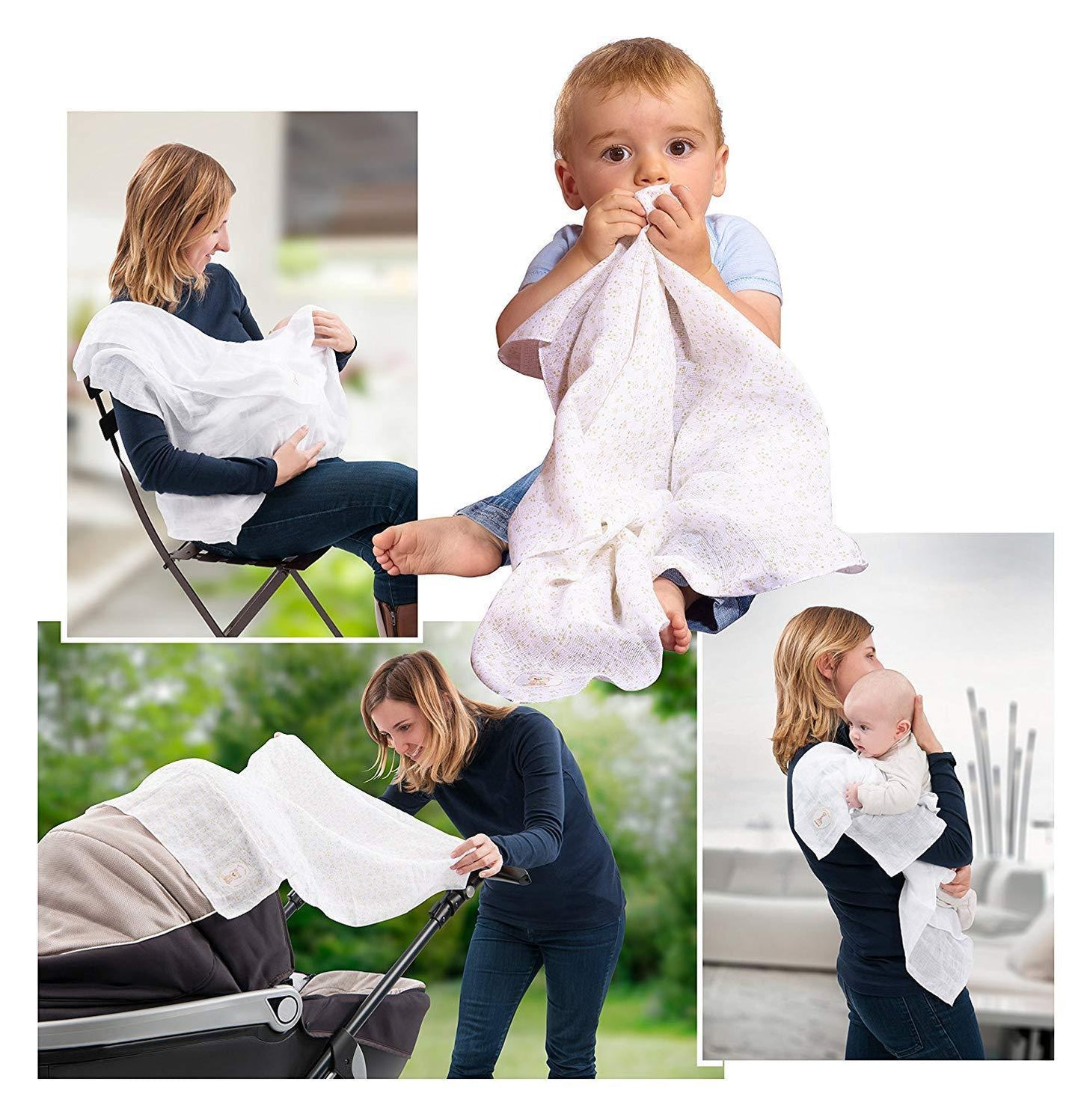 Girafa Sophie Manta/Cueiro - Kit com 4 Bestseller Anne Claire Baby Store