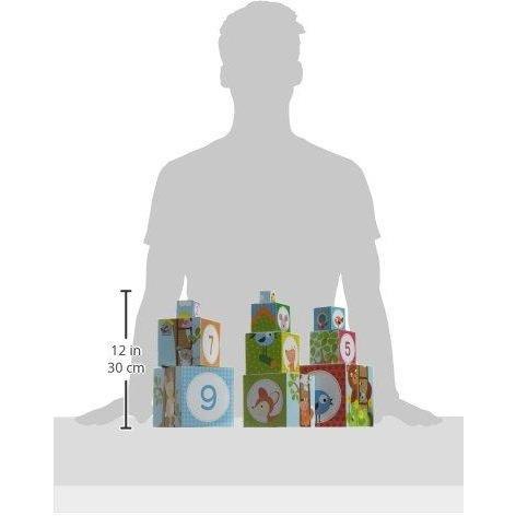 Goula Stackable Woodland Cubes (de madeira) Anne Claire Baby Store