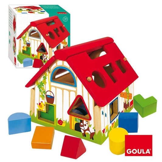 Goula Wooden Farm Caixa de Formas Geométricas (de madeira) Anne Claire Baby Store