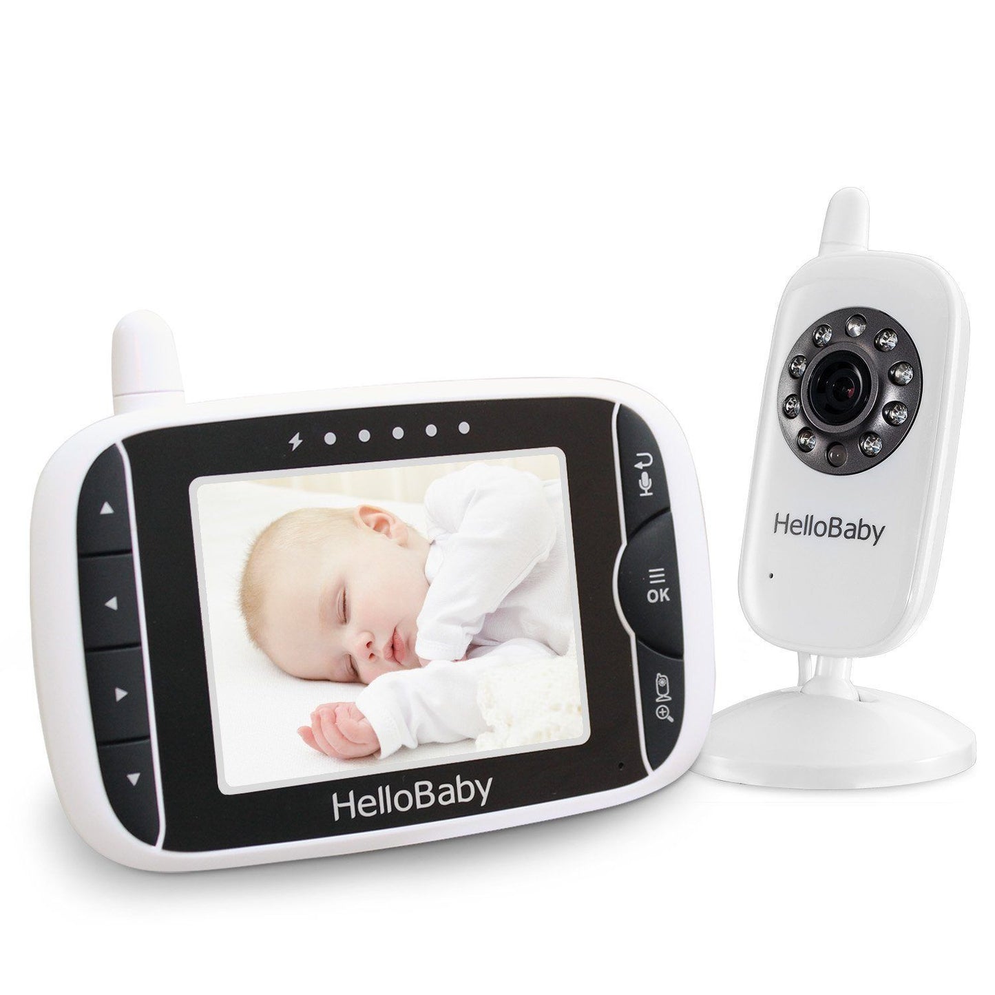 HelloBaby- Baby Monitor de Vídeo Sem Fio com Câmera Digital Anne Claire Baby Store