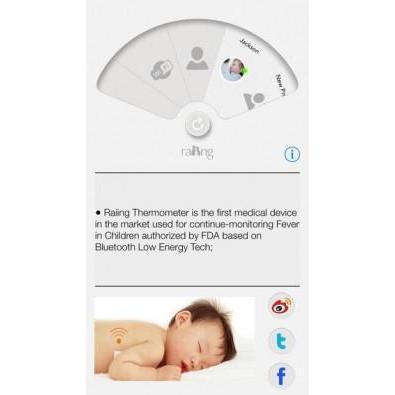 iThermonitor FeverFrida - Monitor de Febre Remoto Anne Claire Baby Store