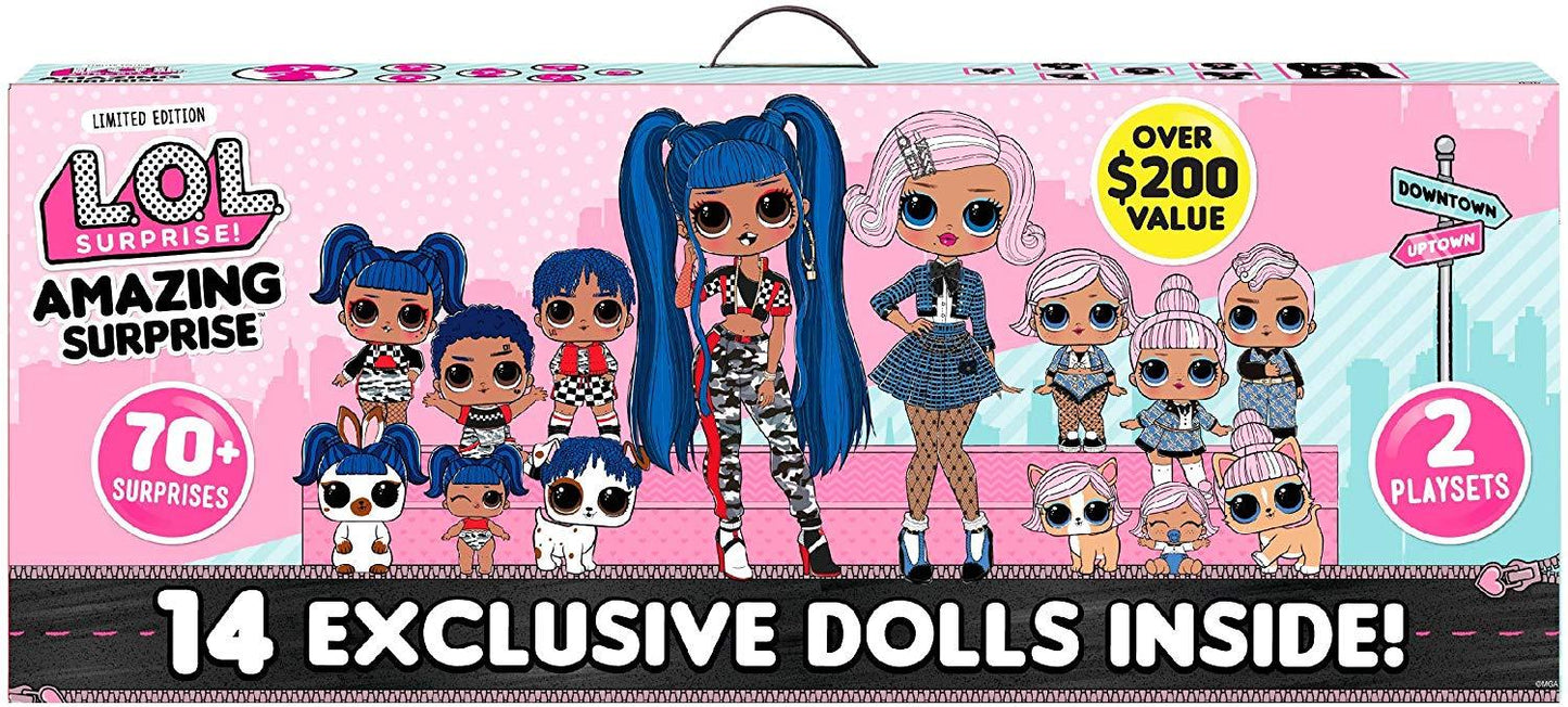 L.O.L. Surprise - Amazing Surprise com 14 bonecas e mais de 70 surpresas Anne Claire Baby Store