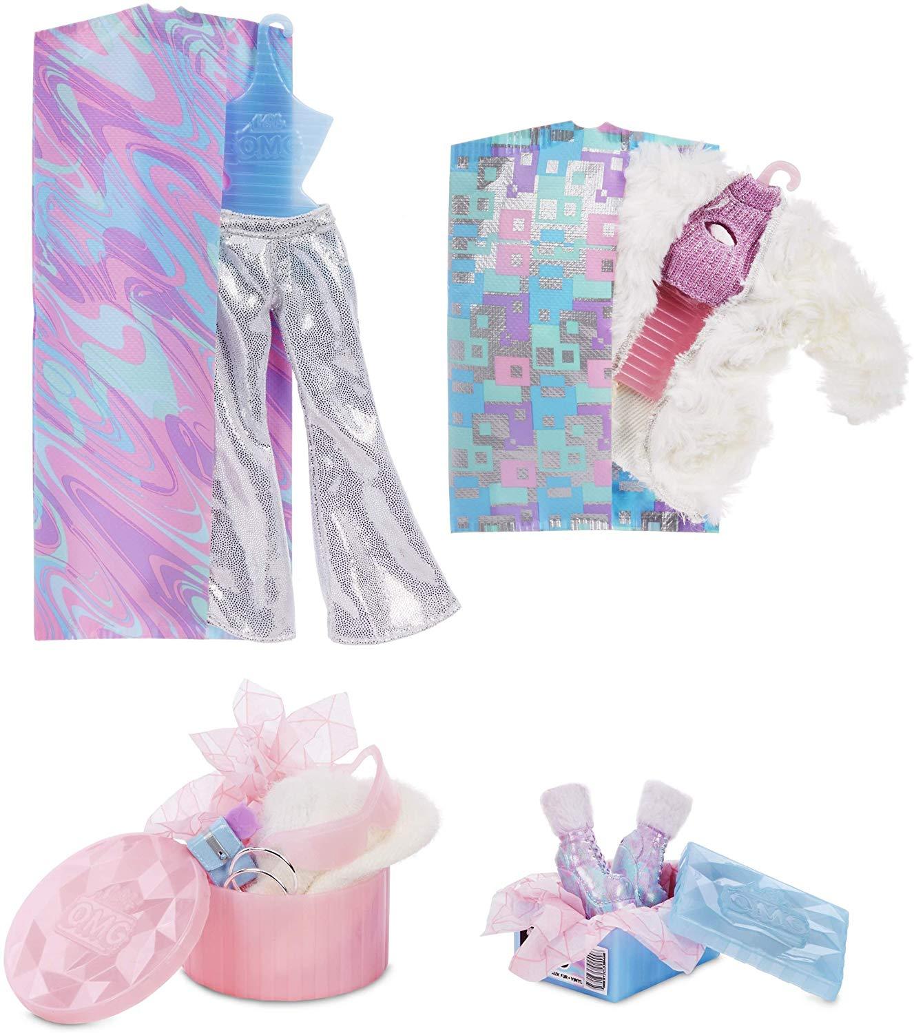 L.O.L Surprise! L.O.L. Surprise O.M.G. Winter Disco Snowlicious Fashion Doll & Sister, Multi Anne Claire Baby Store