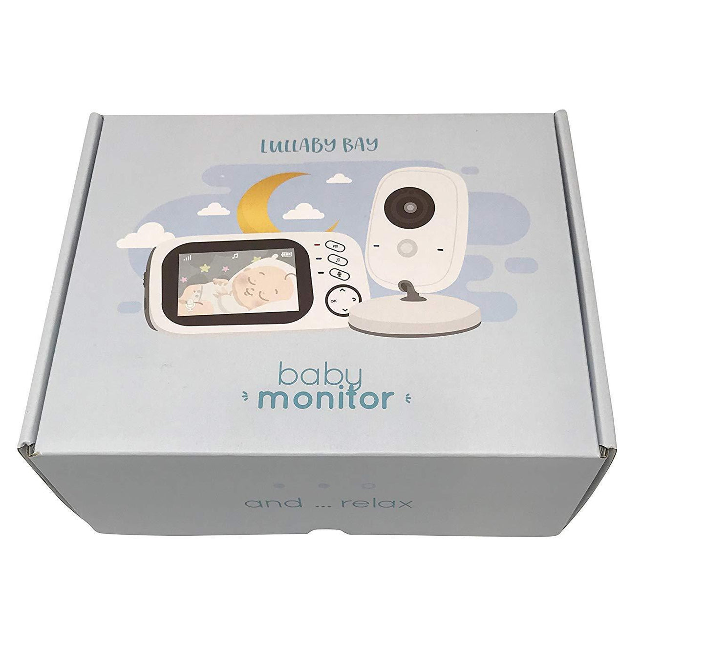 Lullaby Bay - Monitor de vídeo sem fio para bebê com câmera digital Anne Claire Baby Store