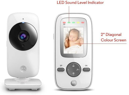 Motorola Babá Eletrônica MBP481 Tela de 2 "e Visão Noturna com Infravermelho e Zoom Digital Anne Claire Baby Store