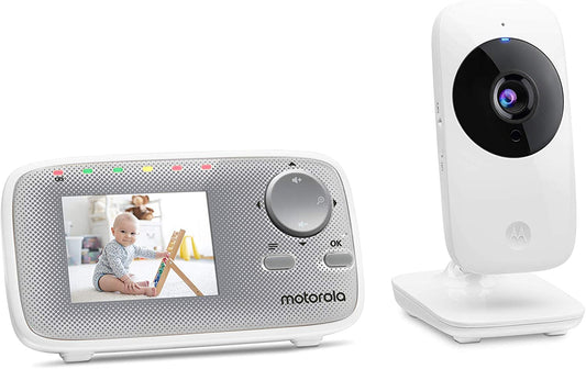 Motorola MBP29A Babá Eletrônica Com Monitor 2.4", Infravermelho e Zoom Digital Anne Claire Baby Store