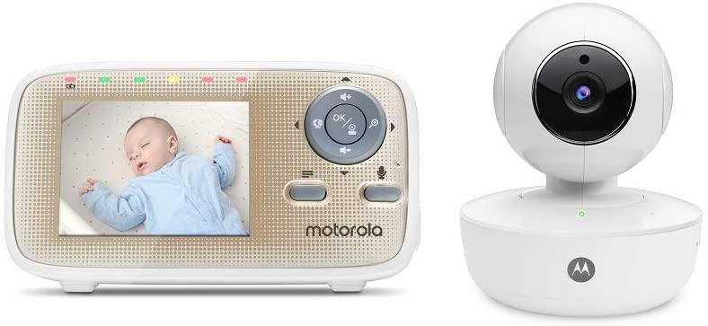 Motorola MBP669CONNECT Babá Eletrônica com tela 2,8 " e aplicativo conectado ao Wi-Fi Hubble para smartphones e tablets Anne Claire Baby Store