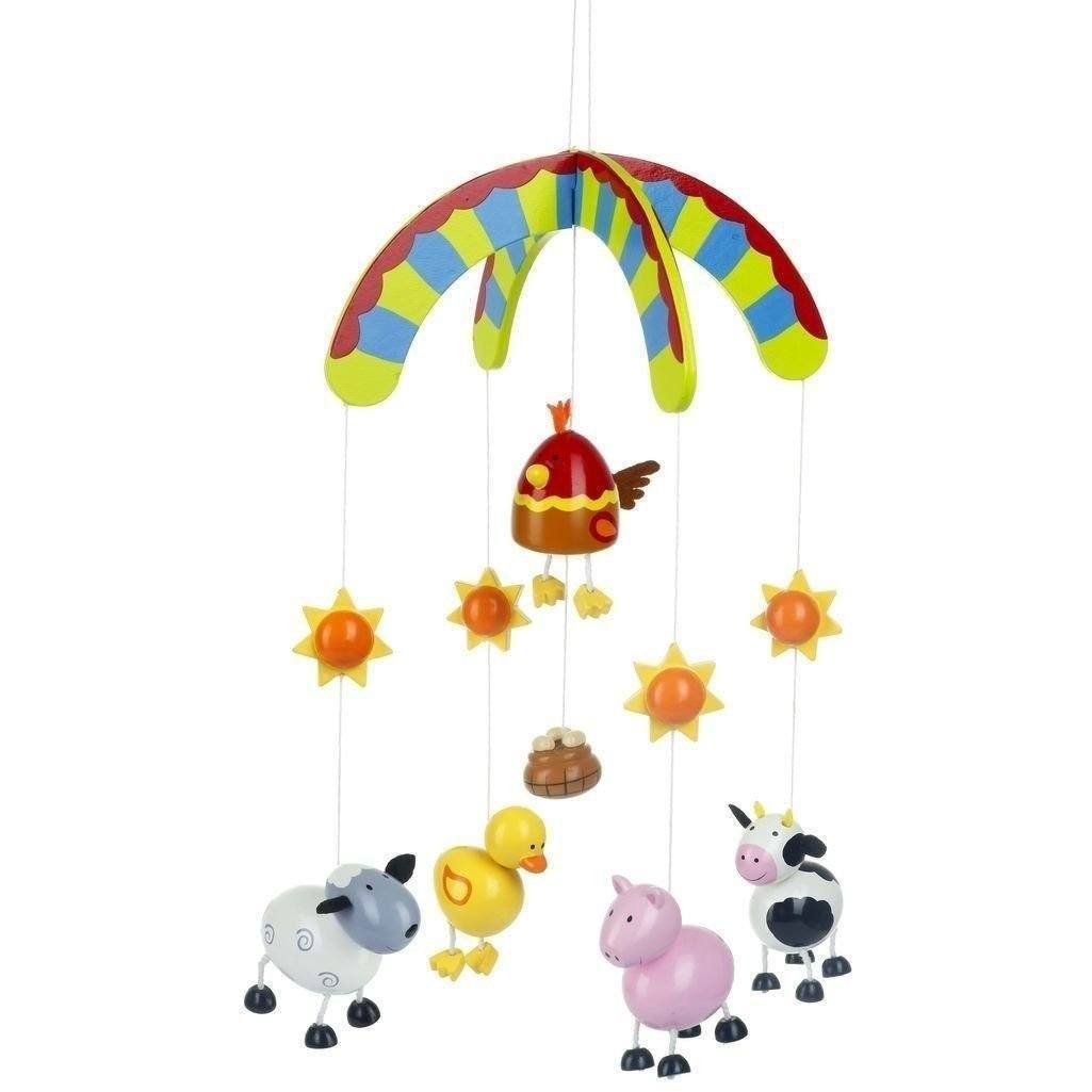 Orange Tree Toys Fazendinha Móbile de Madeira Anne Claire Baby Store