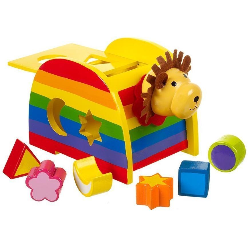 Orange Tree Toys - Lion - Wooden Shape Sorter (de madeira) Anne Claire Baby Store