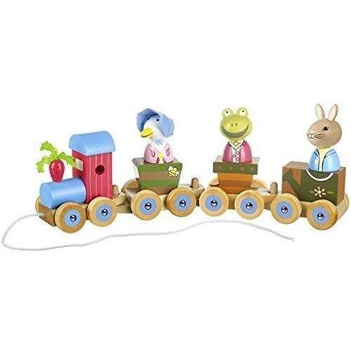Orange Tree Toys Peter Rabbit Wooden Puzzle Train (de madeira) Anne Claire Baby Store