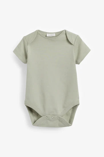 |BabyBoy| Conjunto de 5 Macacões de Manga Curta Para Bebês-Petrol Blue