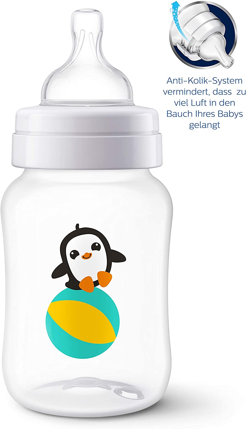 Philips AVENT Airfree Vent Anti Cólicas - Kit Mamadeiras e Chupetas Bestseller Anne Claire Baby Store