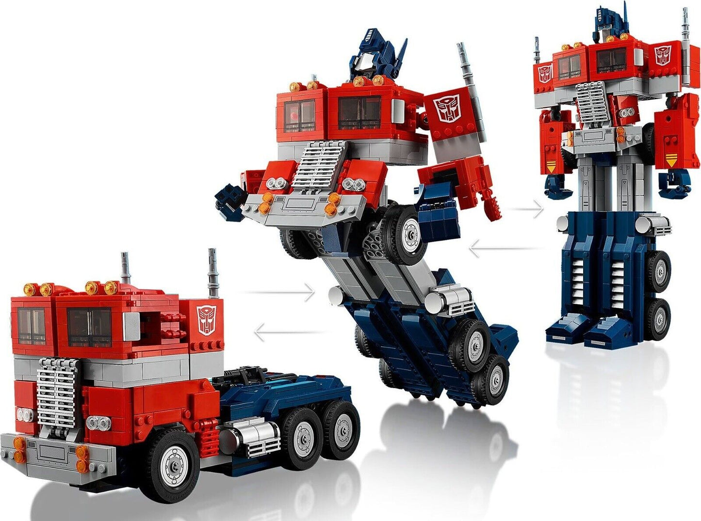 LEGO 10302 - Set de Modelo de Robot Transformers Optimus Prime de Iconos