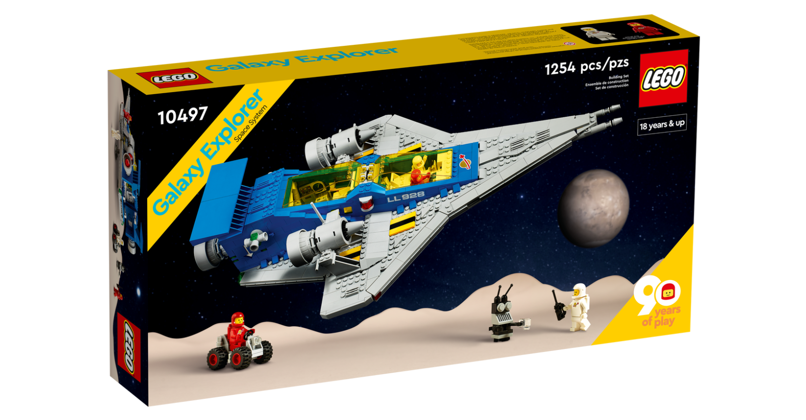 LEGO 10497 - Icons Galaxy Explorer Model Spaceship Set