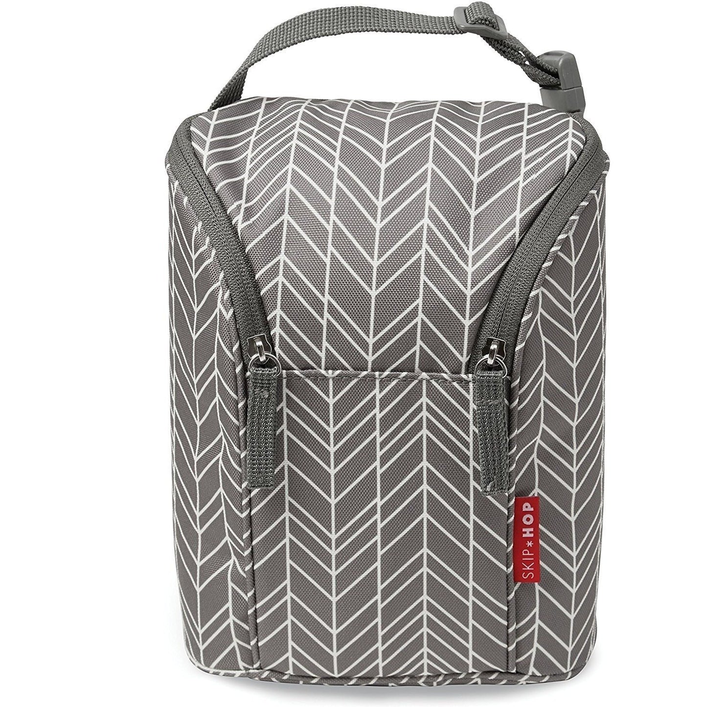 Skip Hop Dupla Bolsa Térmica para Mamadeira Anne Claire Baby Store Cinza Feather