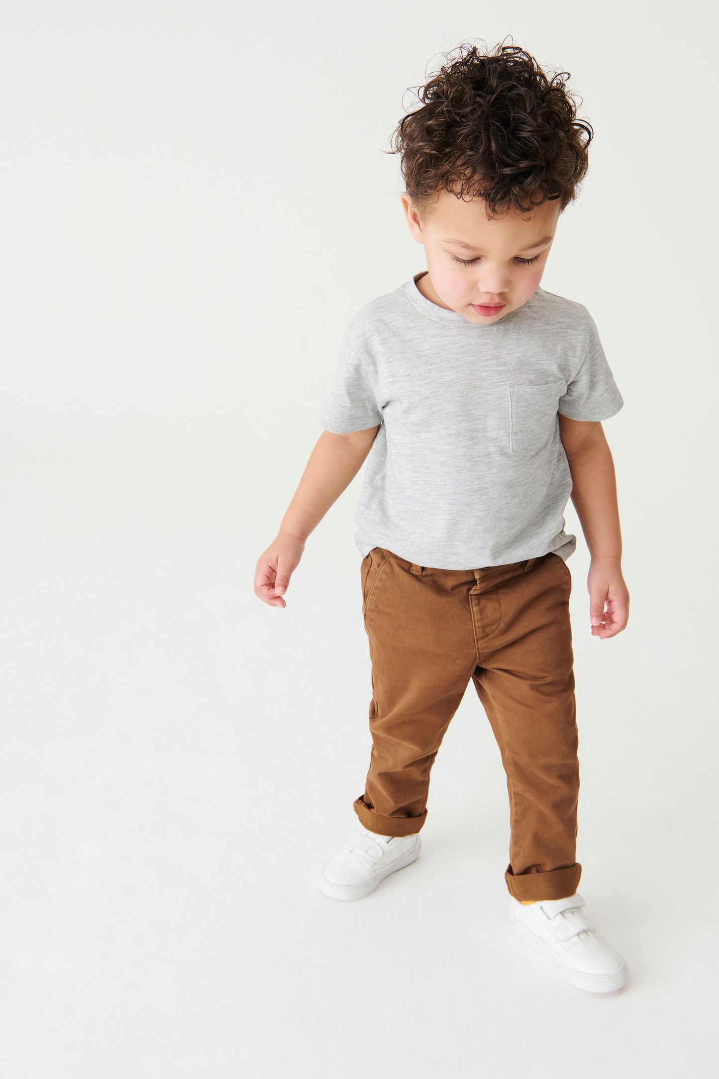 |BigBoy| Chinos Elásticos-Ginger Tan(3 meses a 7 anos)