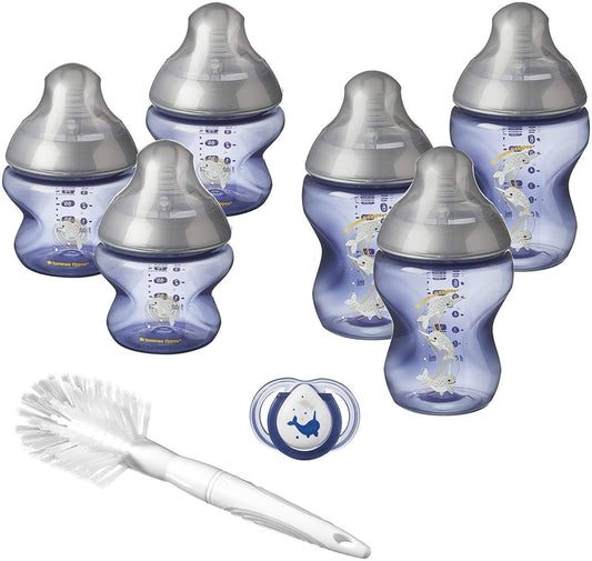 Tommee Tippee Closer to Nature - Conjunto de mamadeiras 8 Itens Azul Anne Claire Baby Store