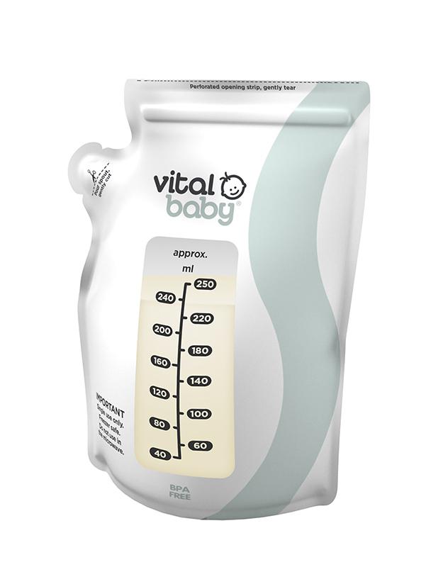 Vital Baby NURTURE saco de armazenamento de leite materno com 30 saquinhos Anne Claire Baby Store