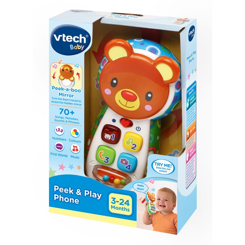 Vtech "Peek and Play Phone" Toy Anne Claire Baby Store