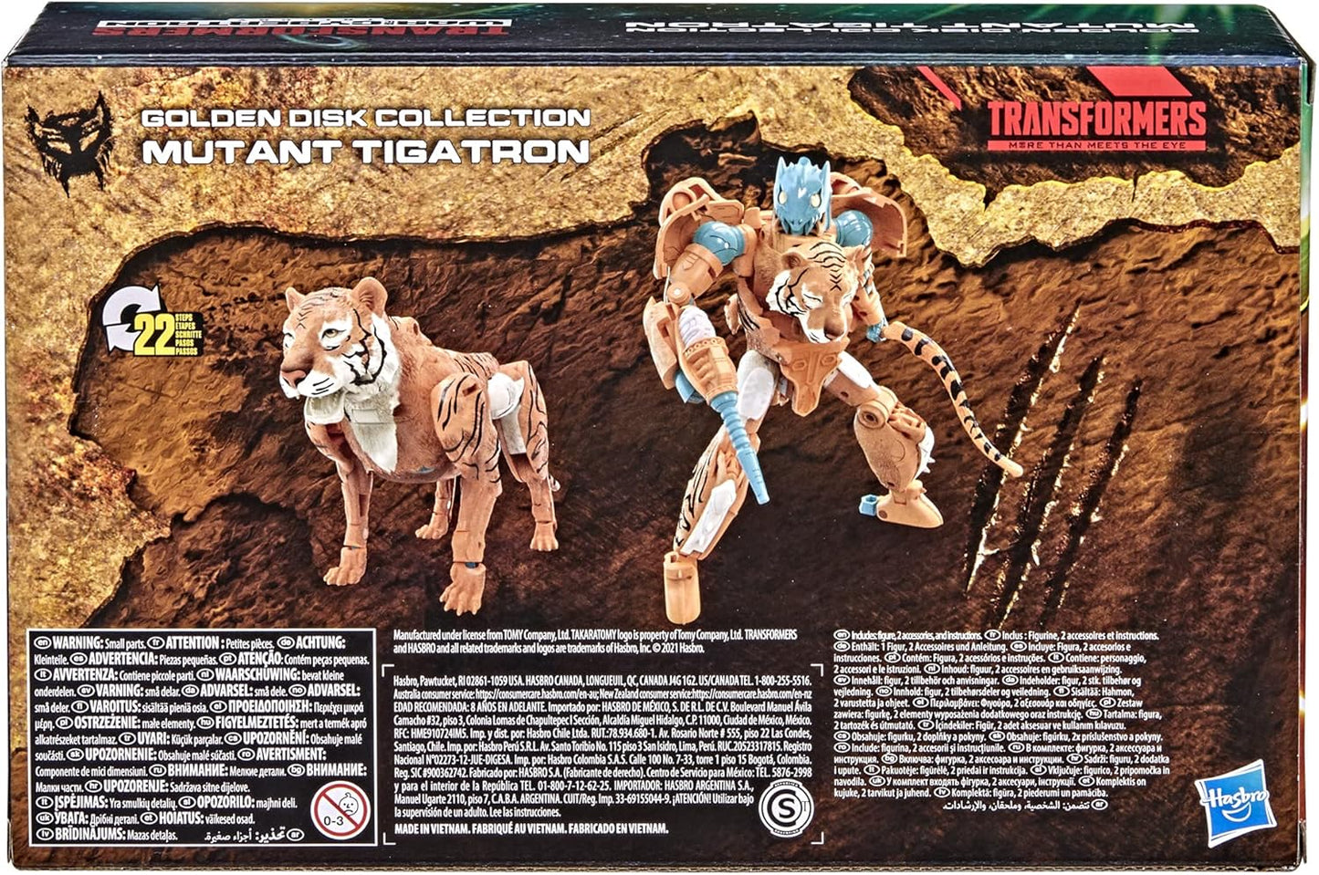 Transformers Generations War for Cybertron Golden Disk Collection Capítulo 3, Mutant Tigatron, EXCLUSIVO DA AMAZON