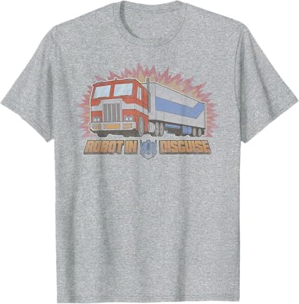 T-Shirt Transformers Optimus Prime Robot Disfarçado