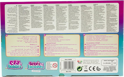 Cry Babies Wird gesund 98206IM Kristal, Branco Azul, Sólido