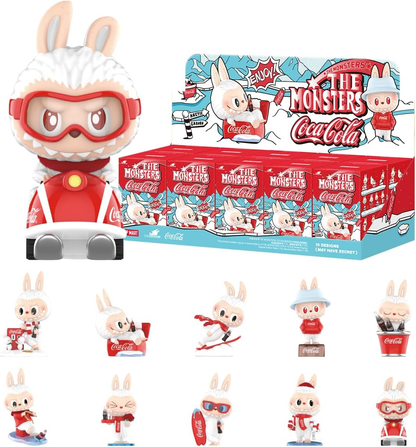 POP MART THE MONSTERS Conjunto quase oculto completo 1 peça 2,5 polegadas Personagem articulada Design premium Presentes para mulheres Figura de ação de brinquedo de arte chique favorita dos fãs