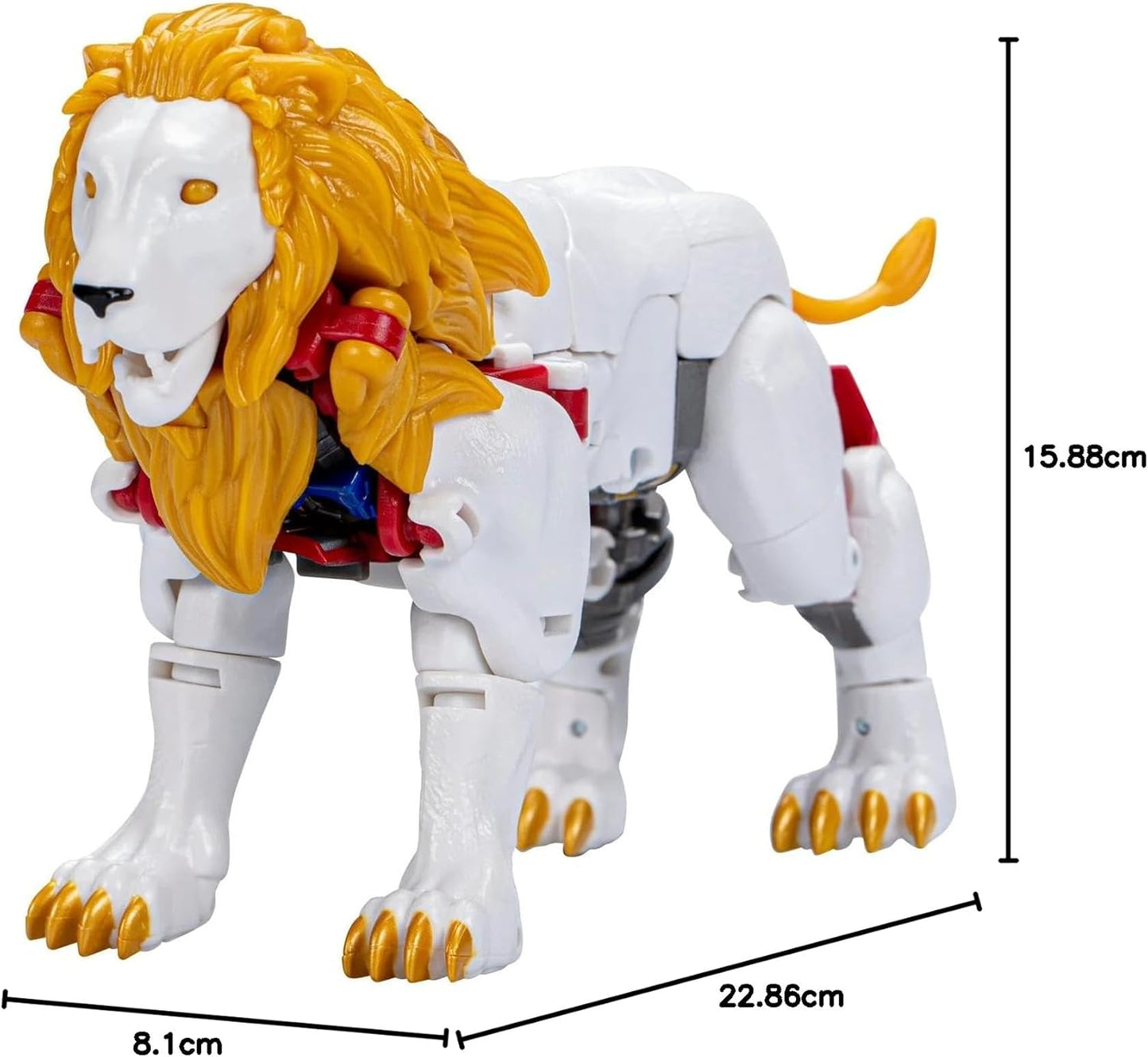 Figura de ação Transformers Legacy Evolution Voyager Maximal Leo Prime de 18 cm