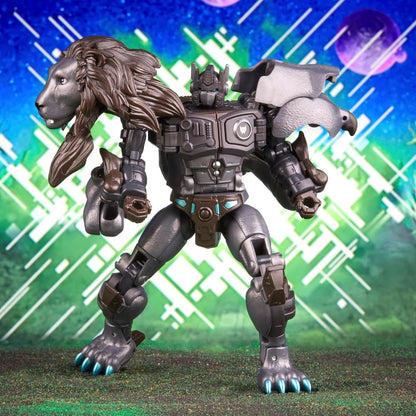 Figura de ação Transformers Legacy Evolution Voyager Nemesis Leo Prime de 18 cm