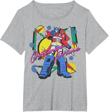 Transformers Retro Optimus Prime 80's Print T-Shirt