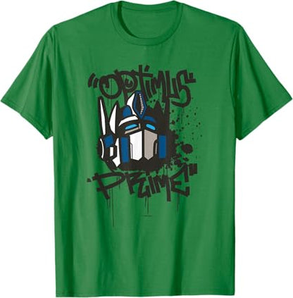 T-shirt Transformers Classic Optimus Prime com retrato em grafite