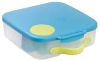 b.box Lancheira | Caixa Bento Grande com 4 Compartimentos (2 à Prova de Vazamentos), Divisória Removível, Bolsa Térmica de Gelo | Ideal para a Escola | a partir de 3 anos | Capacidade de 2L